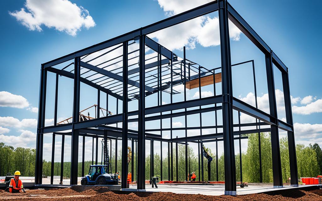 steel frame house construction